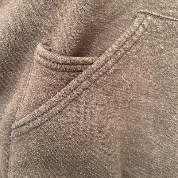 Vintage Gray Hoodie with Visible Distress Areas - Picture 3 of 7